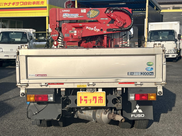 三菱ふそう キャンター 小型 平ボディ（クレーン付） 2PG-FBAV0(98910) 6枚目
