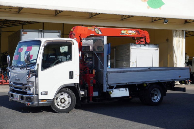 いすゞ エルフ 小型 平ボディ（クレーン付） 2RG-NPR88AR(98930) 1枚目