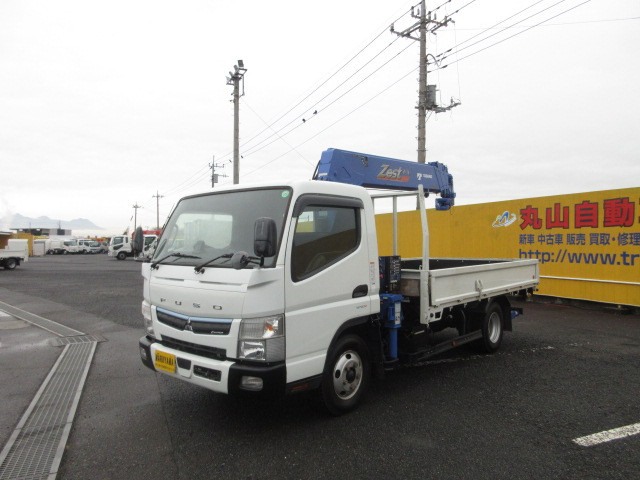 三菱ふそう キャンター 小型 平ボディ（クレーン付） 2PG-FEB50(99128) 1枚目