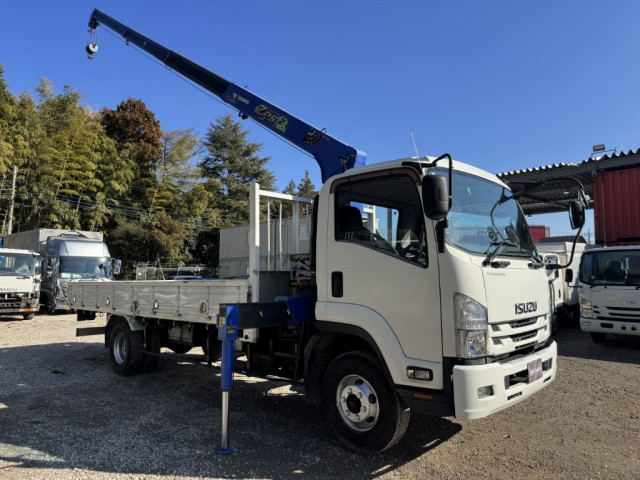 いすゞ フォワード 中型 平ボディ（クレーン付） TKG-FRR90S2(99184) 2枚目