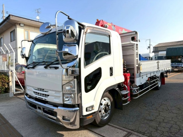 いすゞ フォワード 増トン 平ボディ（クレーン付） LPG-FTR90T2(99196) 1枚目