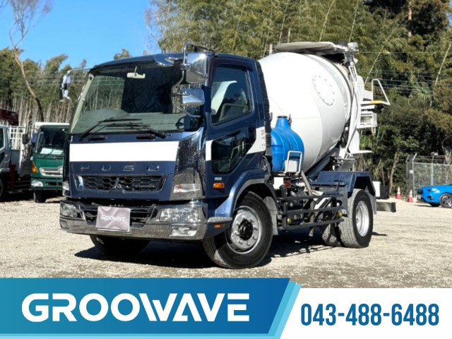 三菱ふそう ファイター 増トン ミキサー車 QKG-FK72FZ(99209) 1枚目