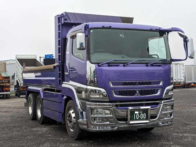 三菱ふそう スーパーグレート 大型 土砂ダンプ QKG-FV60VX(99216) 3枚目