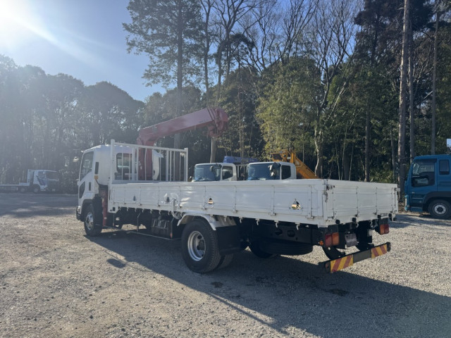 いすゞ フォワード 中型 平ボディ（クレーン付） TKG-FRR90S1(99231) 4枚目