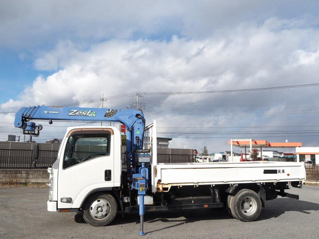 いすゞ エルフ 小型 平ボディ（クレーン付） TKG-NMR85AR(99246) 2枚目