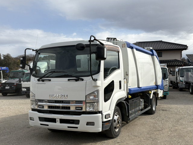 いすゞ フォワード 中型 塵芥車（プレス式） SKG-FRR90S2(99247) 1枚目