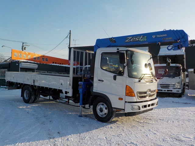 日野 レンジャー 中型 平ボディ（クレーン付） SKG-FC9JKAP(99257) 3枚目