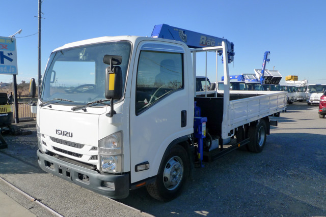 Isuzu elf Small Crane equipped trucks TPG-NPR85N(99564) 1枚目