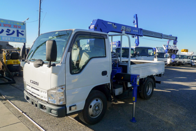 いすゞ エルフ 小型 平ボディ（クレーン付） TPG-NKR85AN(99591) 18枚目