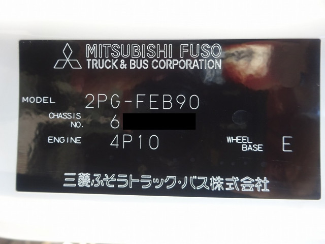 三菱ふそう キャンター 小型 平ボディ（クレーン付） 2PG-FEB90(99646) 49枚目