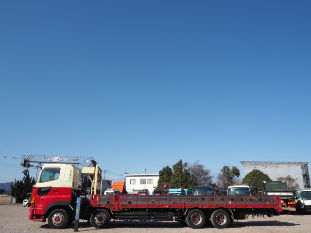 日野 プロフィア 大型 平ボディ（クレーン付） PK-FW1EXWG(99976) 2枚目