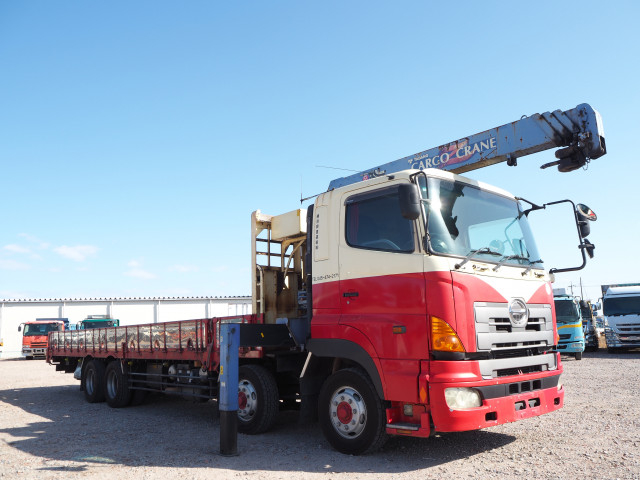 日野 プロフィア 大型 平ボディ（クレーン付） PK-FW1EXWG(99976) 7枚目