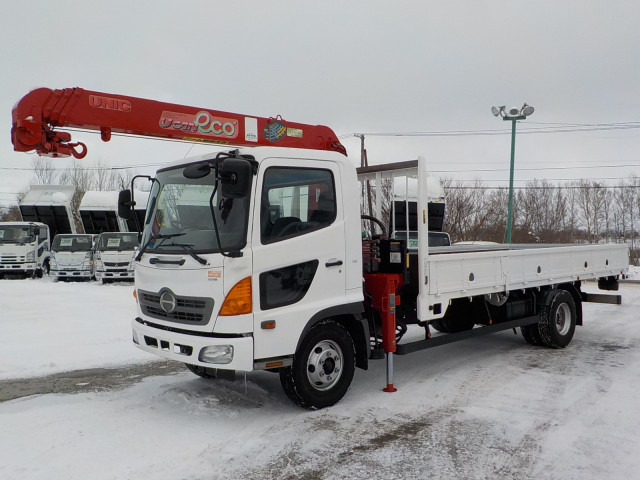 Hino ranger Middle Crane equipped trucks BKG-FC7JKYA(100056) 1枚目