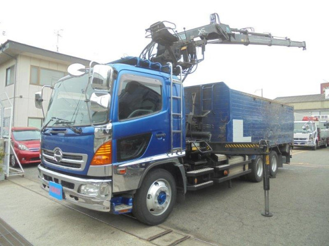 日野 レンジャー 増トン 平ボディ（クレーン付） BDG-GK8JNWA(100059) 1枚目