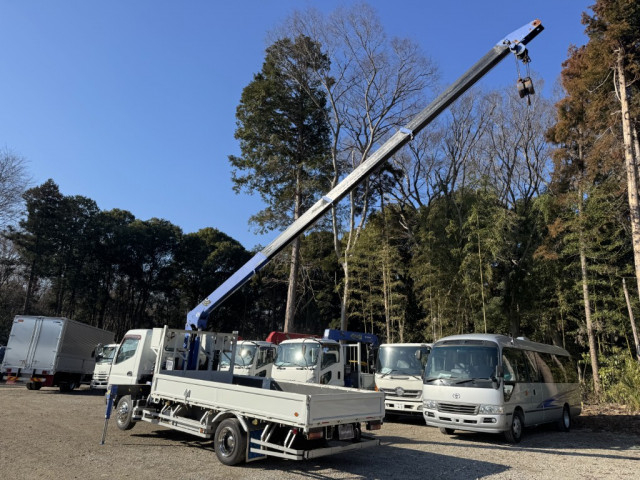 三菱ふそう キャンター 小型 平ボディ（クレーン付） TKG-FEB80(100339) 15枚目