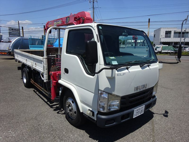 いすゞ エルフ 小型 平ボディ（クレーン付） TPG-NKR85R(110719) 3枚目