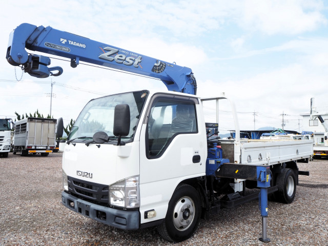 Isuzu elf Small Crane equipped trucks TPG-NKR85AR(110578) 1枚目
