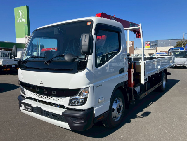 三菱ふそう キャンター 小型 平ボディ（クレーン付） 2PG-FEB90(100742) 2枚目