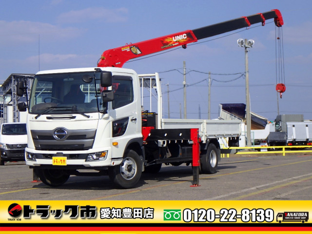 日野 レンジャー 中型 平ボディ（クレーン付） 2KG-FC2ABA(100771) 1枚目