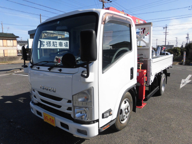 いすゞ エルフ 小型 平ボディ（クレーン付） 2RG-NMR88R(100776) 1枚目