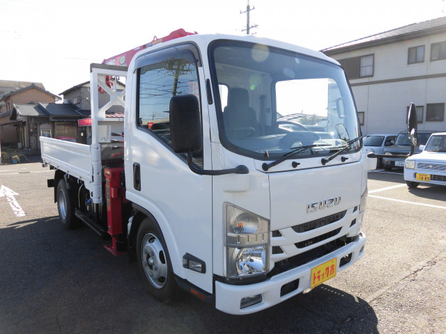 いすゞ エルフ 小型 平ボディ（クレーン付） 2RG-NMR88R(100776) 3枚目