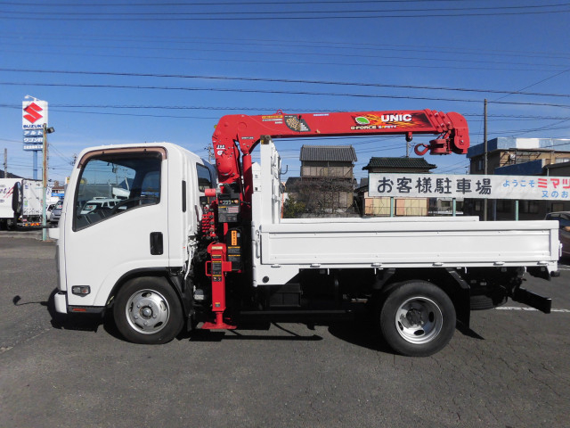 いすゞ エルフ 小型 平ボディ（クレーン付） 2RG-NMR88R(100776) 6枚目