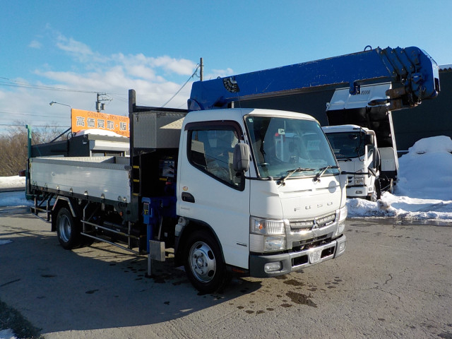 三菱ふそう キャンター 小型 平ボディ（クレーン付） TKG-FEA50(100885) 3枚目