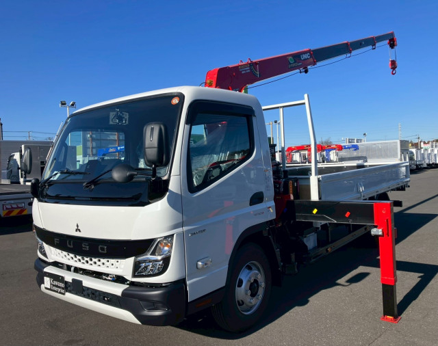 三菱ふそう キャンター 小型 平ボディ（クレーン付） 2PG-FEB80(100970) 2枚目