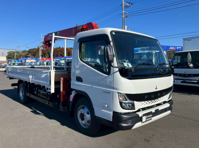 三菱ふそう キャンター 小型 平ボディ（クレーン付） 2PG-FEB80(100970) 4枚目