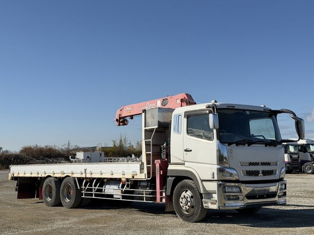 三菱ふそう スーパーグレート 大型 平ボディ（クレーン付） BDG-FU54JZ(100990) 3枚目