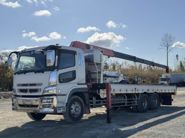 三菱ふそう スーパーグレート 大型 平ボディ（クレーン付） BDG-FU54JZ(100990) 13枚目