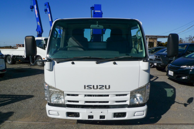 いすゞ エルフ 小型 平ボディ（クレーン付） BKG-NKR85R(100992) 2枚目