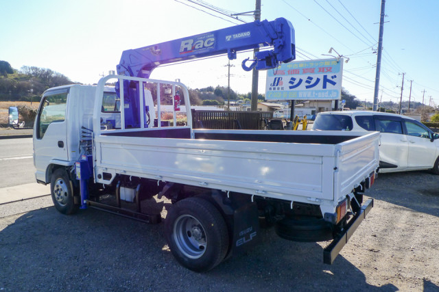 いすゞ エルフ 小型 平ボディ（クレーン付） BKG-NKR85R(100992) 5枚目