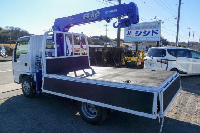 いすゞ エルフ 小型 平ボディ（クレーン付） BKG-NKR85R(100992) 9枚目