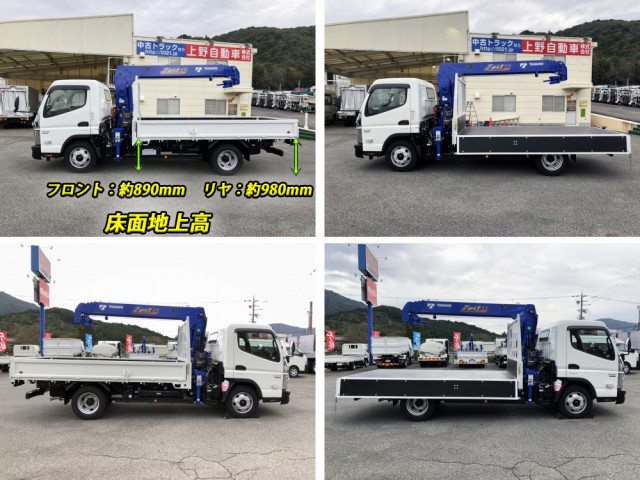 三菱ふそう キャンター 小型 平ボディ（クレーン付） 2PG-FEB90(101270) 30枚目