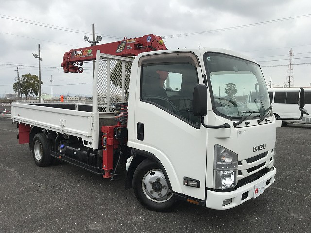いすゞ エルフ 小型 平ボディ（クレーン付） 2RG-NMR88AR(101335) 3枚目