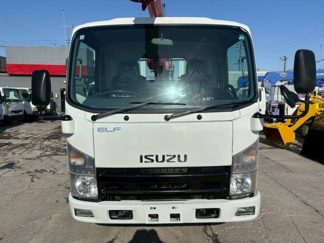 いすゞ エルフ 小型 平ボディ（クレーン付） TKG-NMR85AN(101426) 2枚目