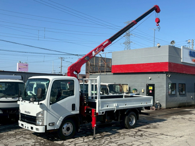 いすゞ エルフ 小型 平ボディ（クレーン付） TKG-NMR85AN(101426) 4枚目