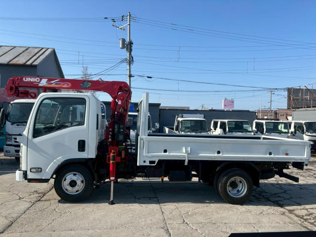 いすゞ エルフ 小型 平ボディ（クレーン付） TKG-NMR85AN(101426) 6枚目
