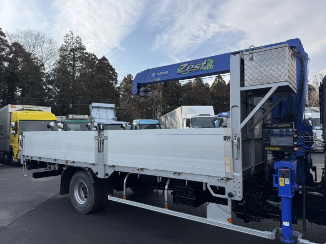 日野 レンジャー 中型 平ボディ（クレーン付） TKG-FC9JKAP(101812) 6枚目