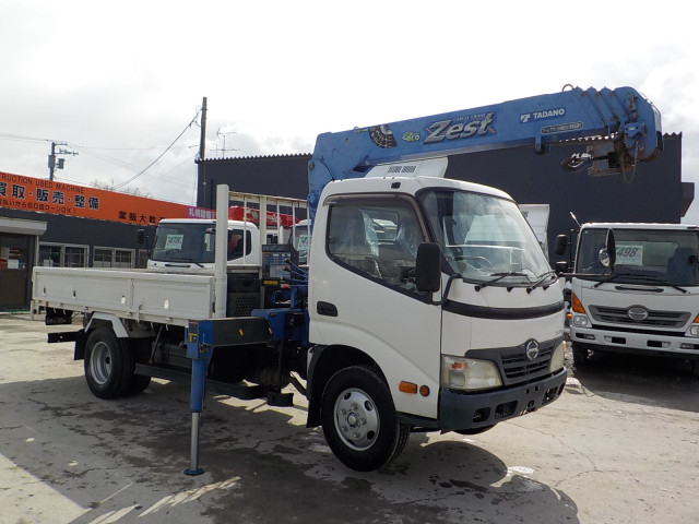 日野 デュトロ 小型 平ボディ（クレーン付） BKG-XZU344M(101821) 3枚目