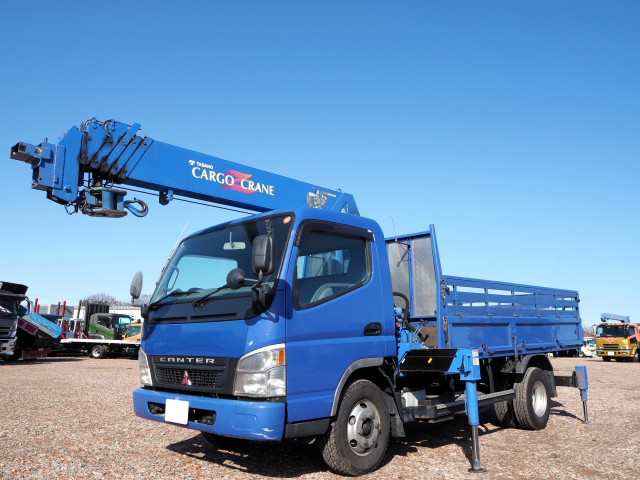 三菱ふそう キャンター 小型 平ボディ（クレーン付） KK-FE83EEN(101830) 1枚目