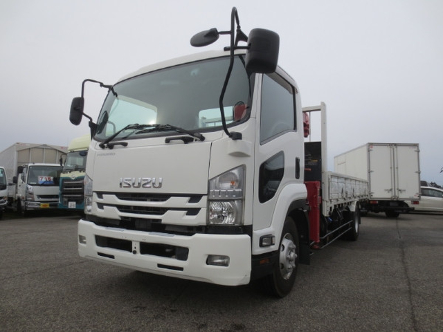 いすゞ フォワード 中型 平ボディ（クレーン付） 2PG-FRR90S1(101850) 3枚目