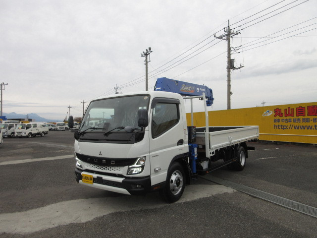 三菱ふそう キャンター 小型 平ボディ（クレーン付） 2PG-FEB80(101975) 1枚目