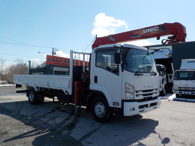 いすゞ フォワード 中型 平ボディ（クレーン付） 2PG-FRR90S1(102080) 3枚目