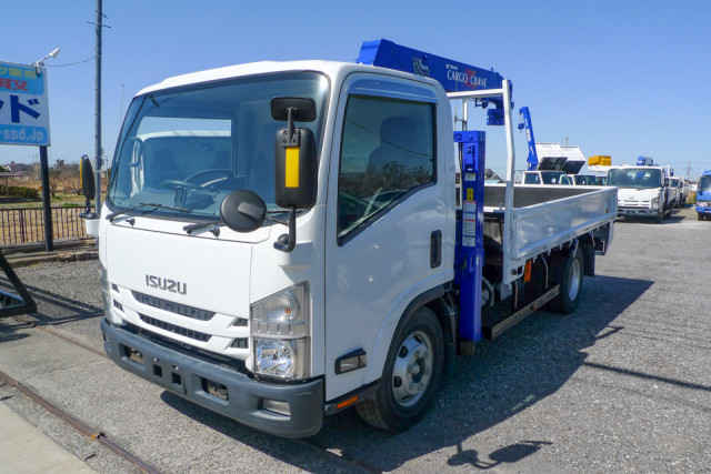 いすゞ エルフ 小型 平ボディ（クレーン付） TPG-NPR85N(102085) 1枚目