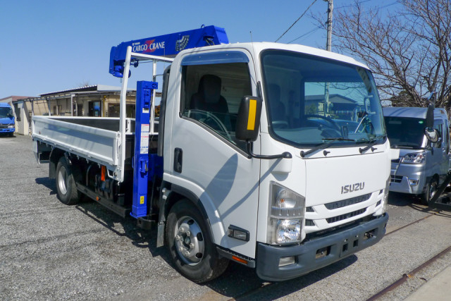 いすゞ エルフ 小型 平ボディ（クレーン付） TPG-NPR85N(102085) 3枚目
