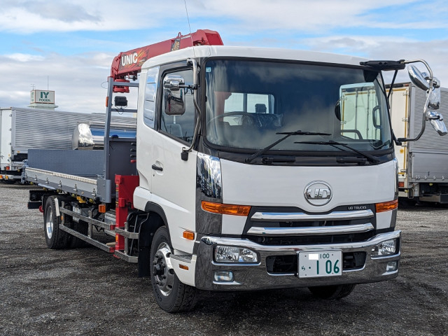UDトラックス（日産） コンドル 増トン 平ボディ（クレーン付） TKG-LK39N(102086) 3枚目