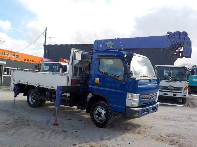 三菱ふそう キャンター 中型 平ボディ（クレーン付） TKG-FEB50(102119) 3枚目