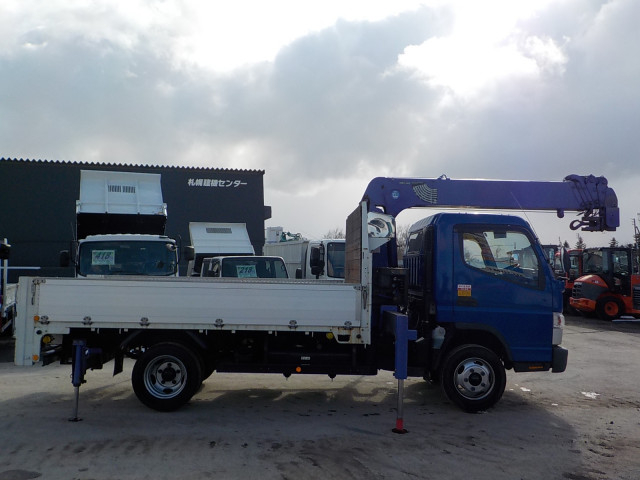 三菱ふそう キャンター 中型 平ボディ（クレーン付） TKG-FEB50(102119) 4枚目
